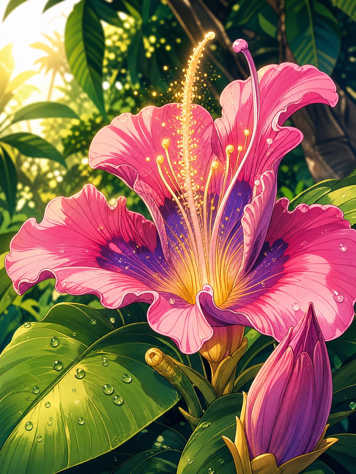 猎奇【猎奇植物视频】热带雨林珍稀兰花完整开花视频教程